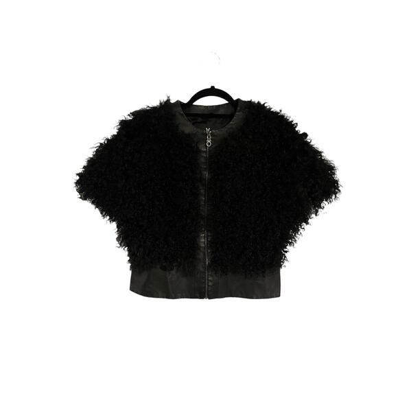 BYTESO Lamb Fur Jacket Size: M - Picture 1 of 10
